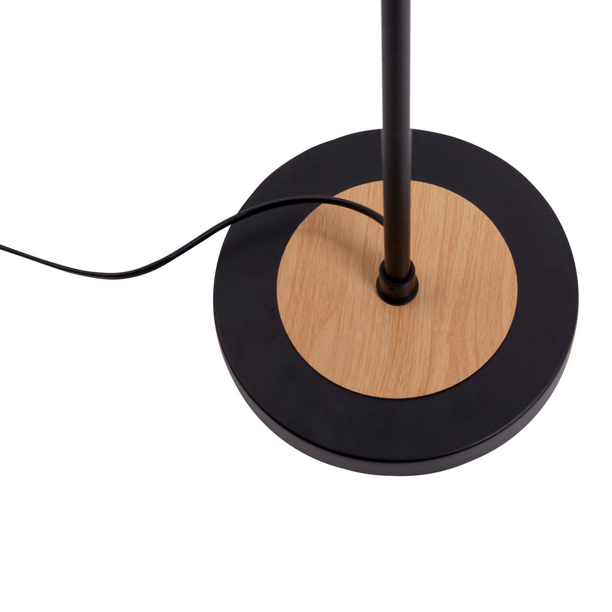 STEHLEUCHTE 10/148 cm    - Schwarz, Design, Glas/Metall (10/148cm) - Näve