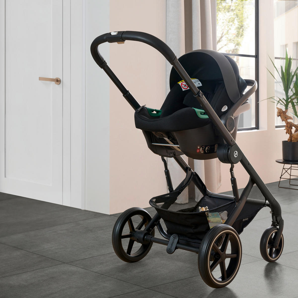 KINDERWAGENSET  Balios S Lux 3-in-1  Moon Black  - Basics (81/60/100cm) - cybex GOLD