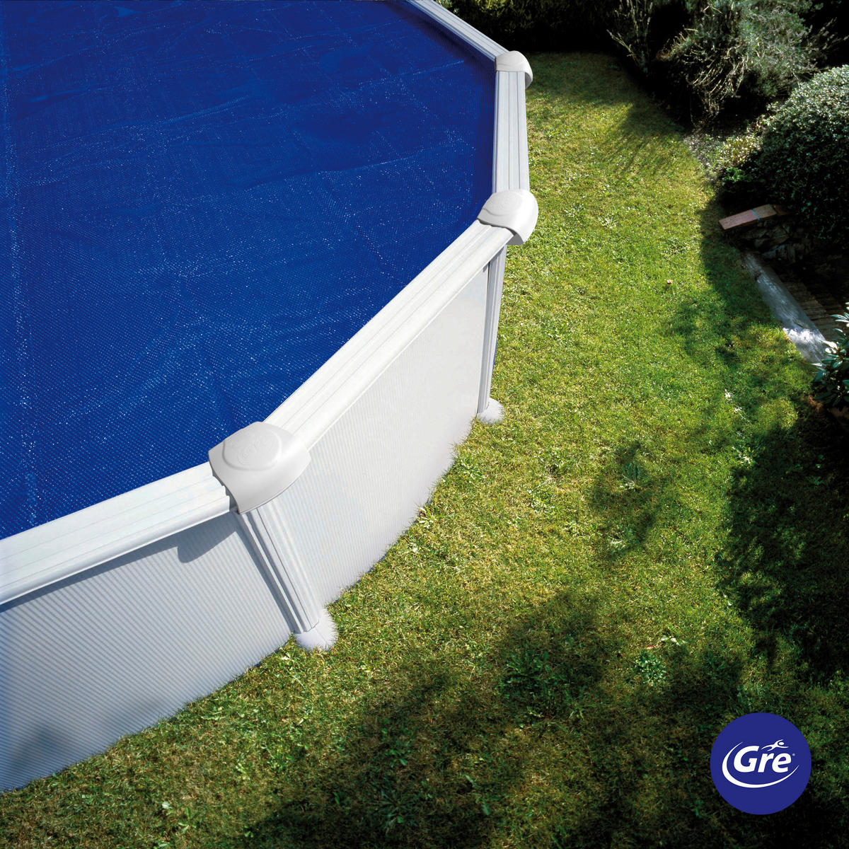 POOLABDECKPLANE 635 cm  - Blau, KONVENTIONELL, Kunststoff (635cm) - Gre