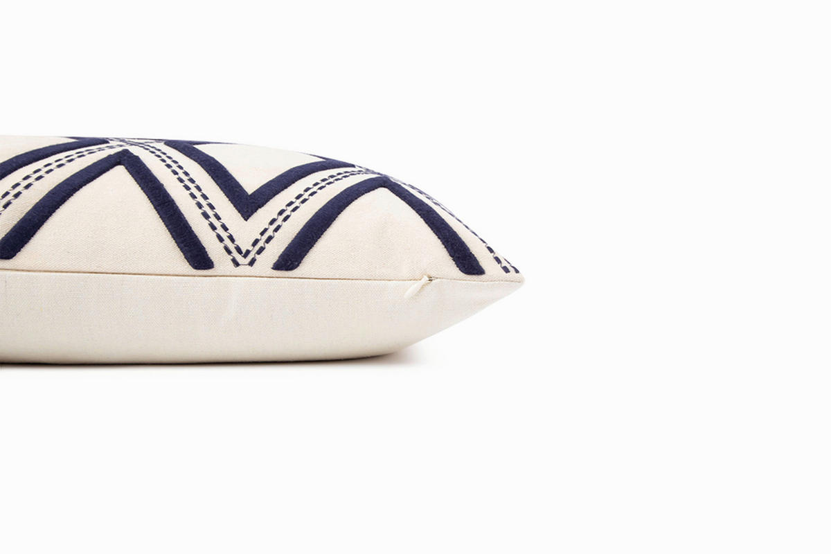 KISSENHÜLLE 3D Rhomubs 45/45 cm  - Beige/Naturfarben, KONVENTIONELL, Textil (45/45cm) - Tom Tailor