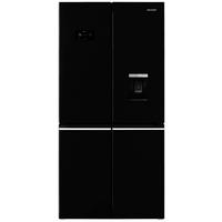 MULTI-DOOR SJ-NFA35IHDBD-EU  - Schwarz, Basics, Glas/Kunststoff (84/69/179cm) - Sharp
