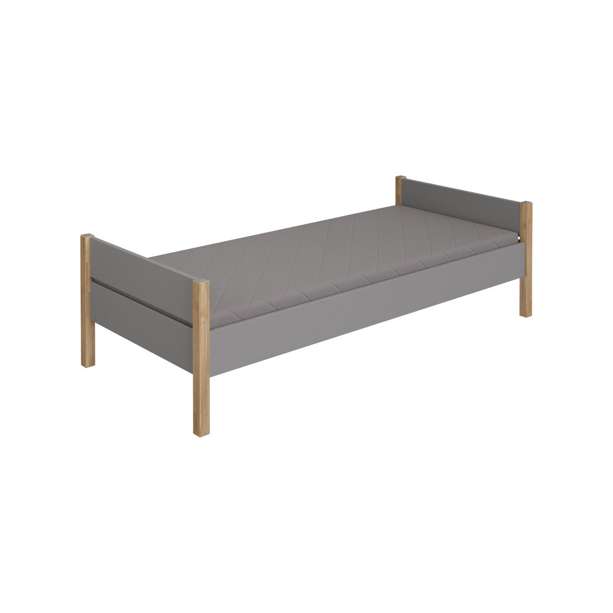 UMBAUSEITEN Sten  - Grau, Design, Holzwerkstoff (139,0/18,4/2,2cm) - Paidi