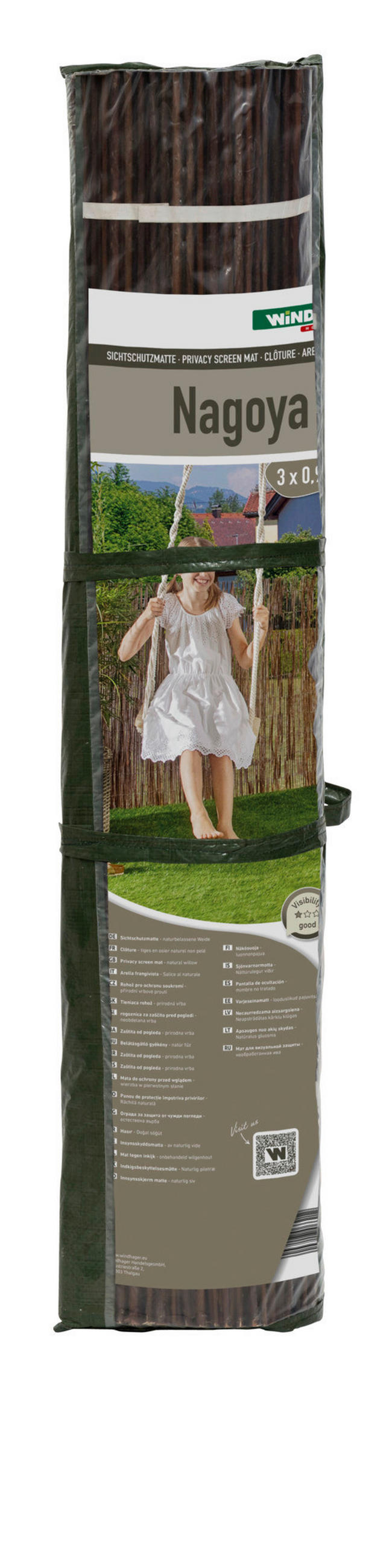 TIENIACA CLONA NA PLOT 300/100 cm  - prírodná farba, Basics, prírodné materiály (300/100cm)