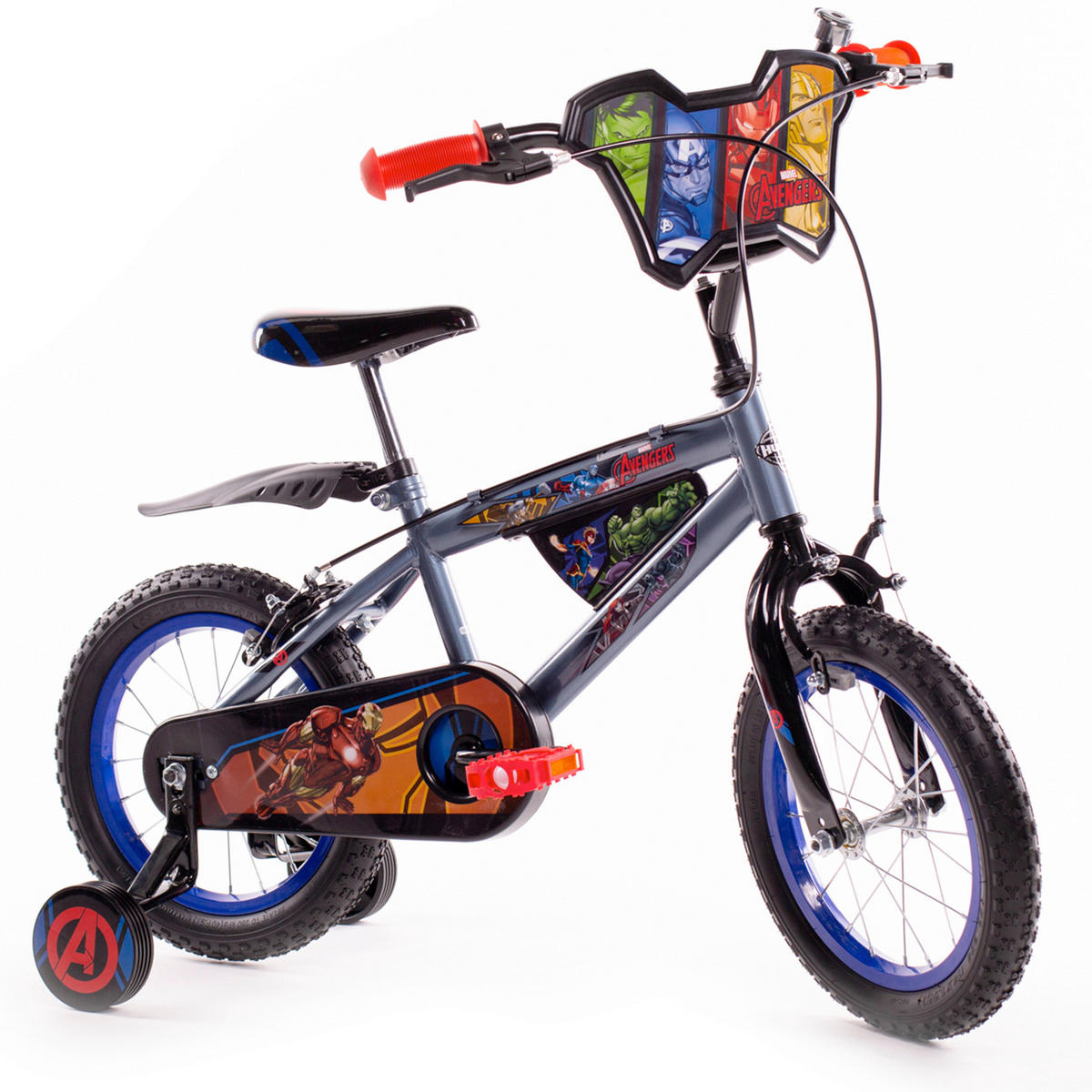 KINDERFAHRRAD 14 Zoll  - Grau, Basics, Metall (53,3/96,5/73,7cm)