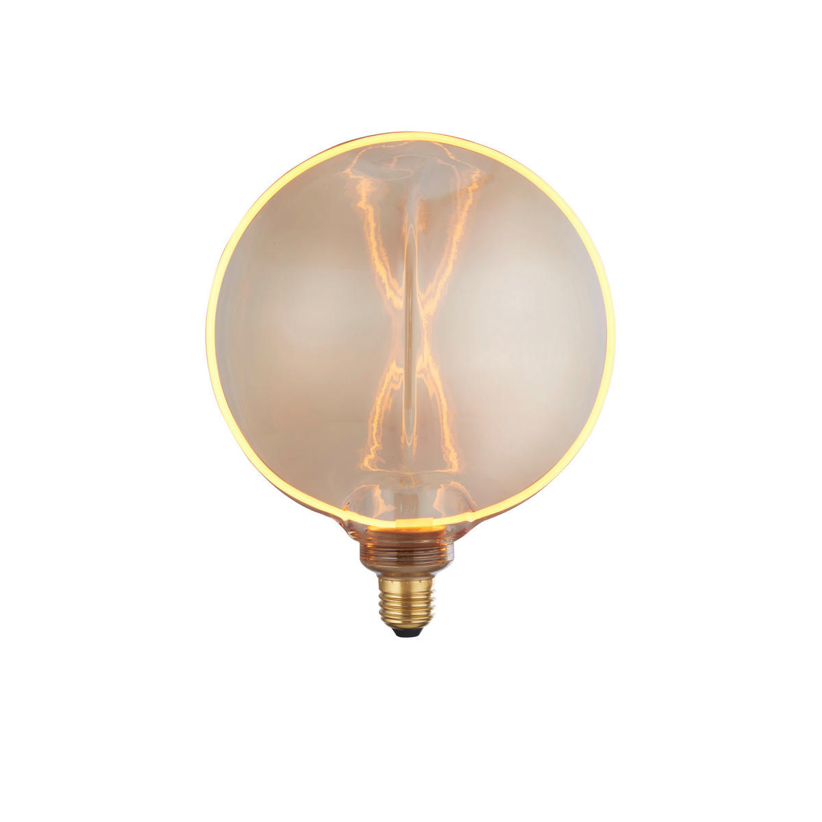 LED-LEUCHTMITTEL   E27 204 lm  - Bernsteinfarben, Design, Glas (18,8/11,5/23,1cm) - Searchlight
