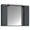 SPIEGELSCHRANK 100/71/14 cm  - Anthrazit, MODERN, Glas/Holzwerkstoff (100/71/14cm) - MID.YOU