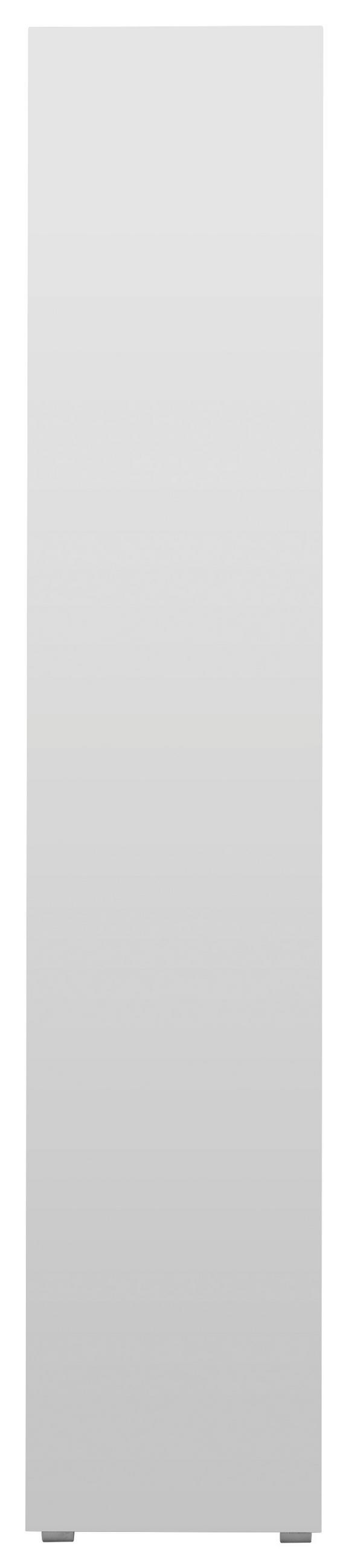 REGALNI ELEMENT 45/191/37 cm bela  - srebrne barve/bela, Basics, umetna masa/leseni material (45/191/37cm) - Livetastic