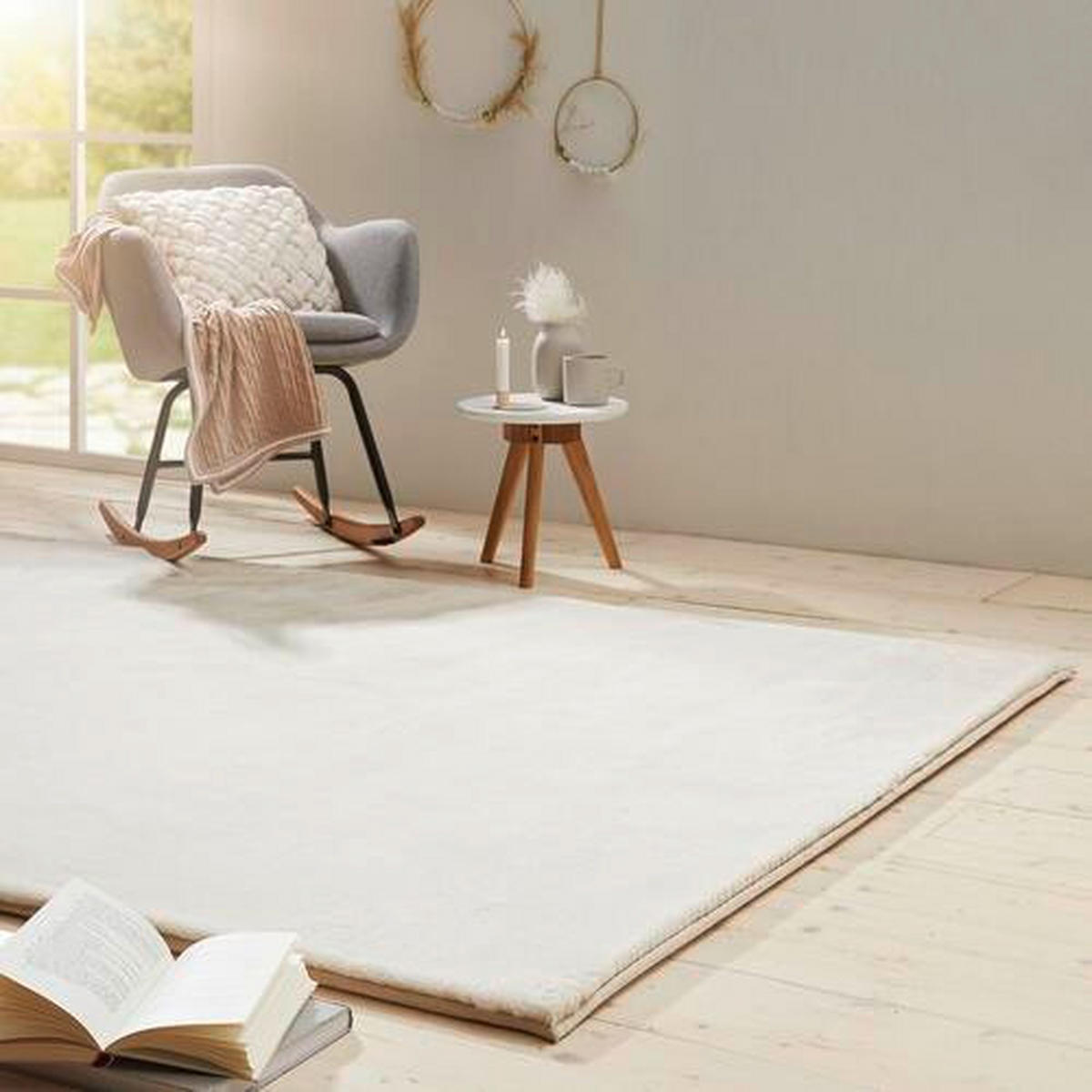 HOCHFLORTEPPICH 70/140 cm LIMA  - Beige, Design, Textil (70/140cm) - Novel