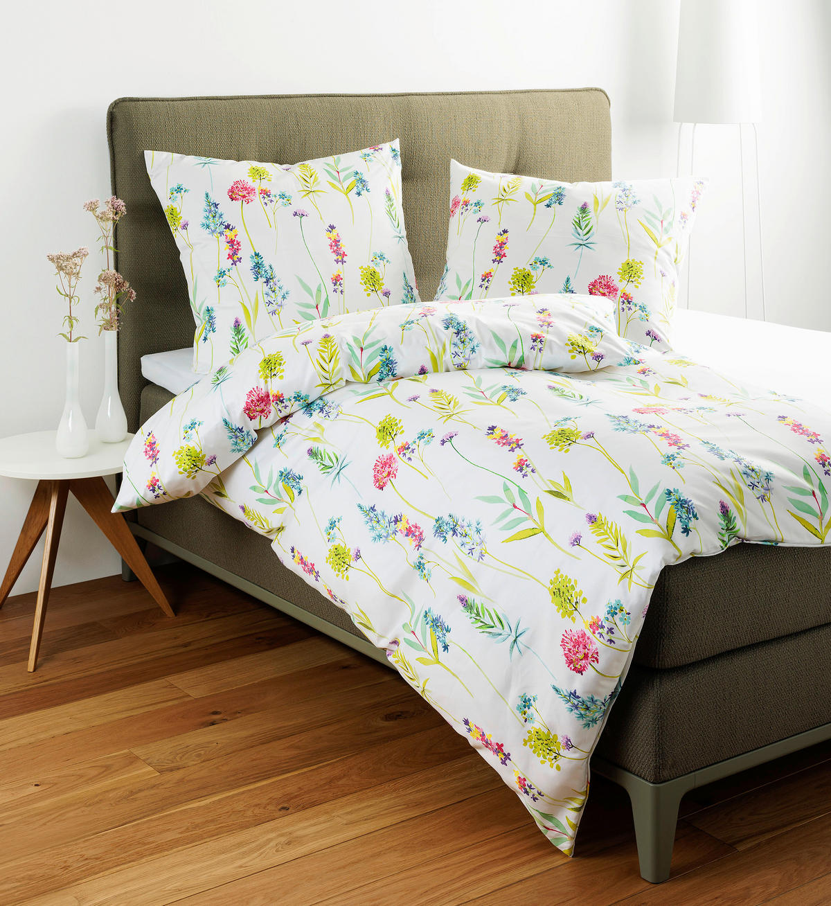 POSTELJNINA PALERMO 135/200 cm mako saten večbarvno  - večbarvno, Konvencionalno, tekstil (135/200cm) - Janine