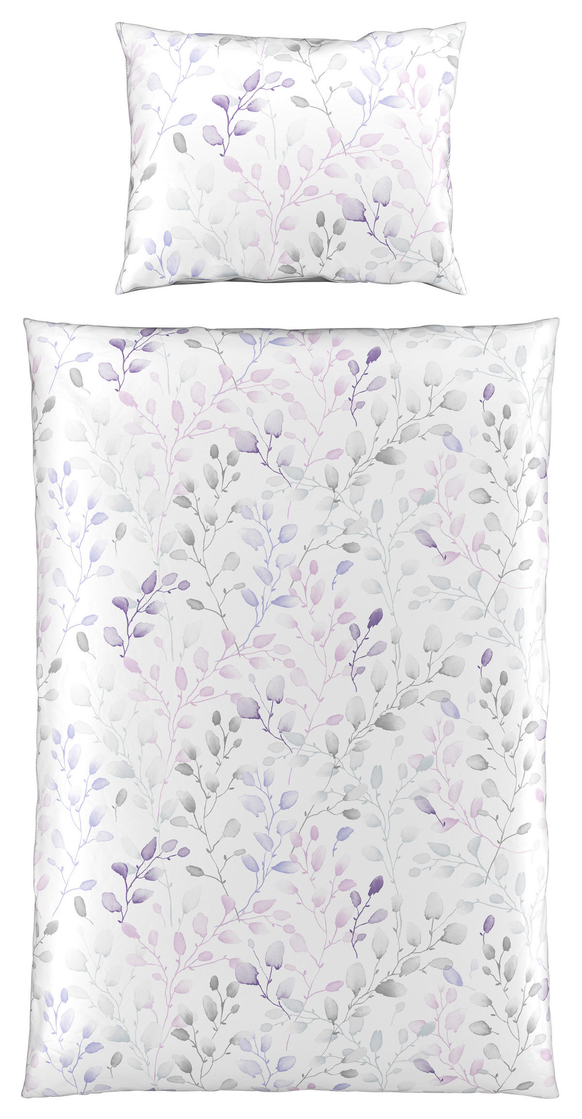 ÁGYNEMŰHUZAT-GARNITÚRA 140/200 cm  - lila/fehér, Konventionell, textil (140/200cm) - Esposa