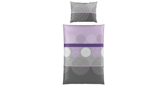 Bettwäsche Denise 140/200cm Lila - Lila, MODERN, Textil - Luca Bessoni
