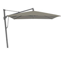 AMPELSCHIRM 400x300 cm Taupe  - Taupe/Anthrazit, Basics, Textil/Metall (400/300cm) - Glatz