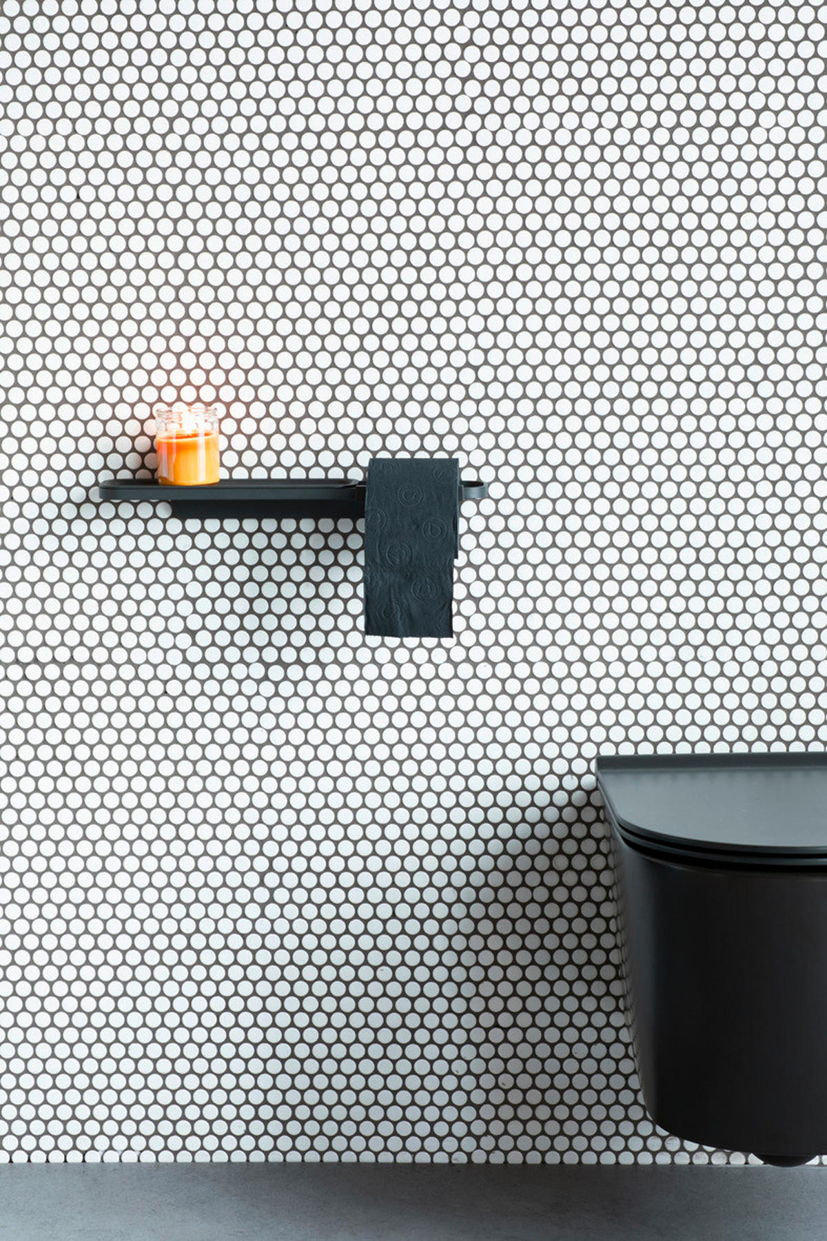 DRŽAČ TOALET-PAPIRA  crna  metal  - crna, Osnovno, metal (42,1/4.4/8.9cm) - Brabantia