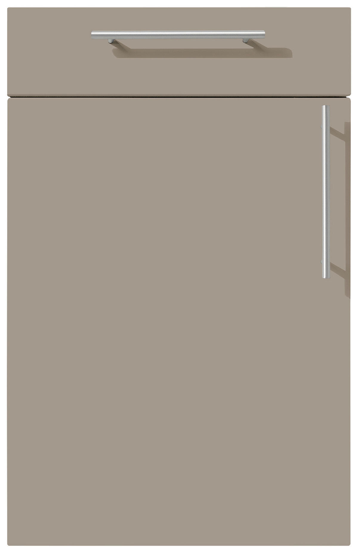 EINBAUKÜCHE SILVIA  - Rot/Schwarz, Design, Holzwerkstoff - Novel