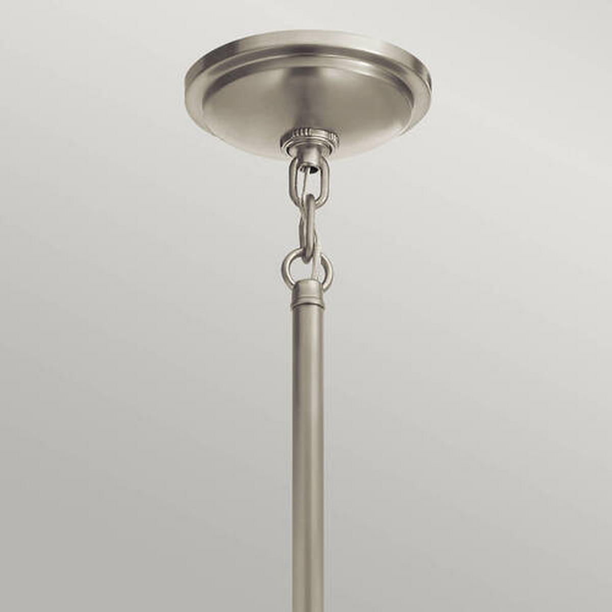 SVJETILJKA VISEĆA  40.8/75.1 cm      Elstead Tollis  - bijela/boje nikla, Design, staklo/metal (40.8/75.1cm) - Elstead Lighting