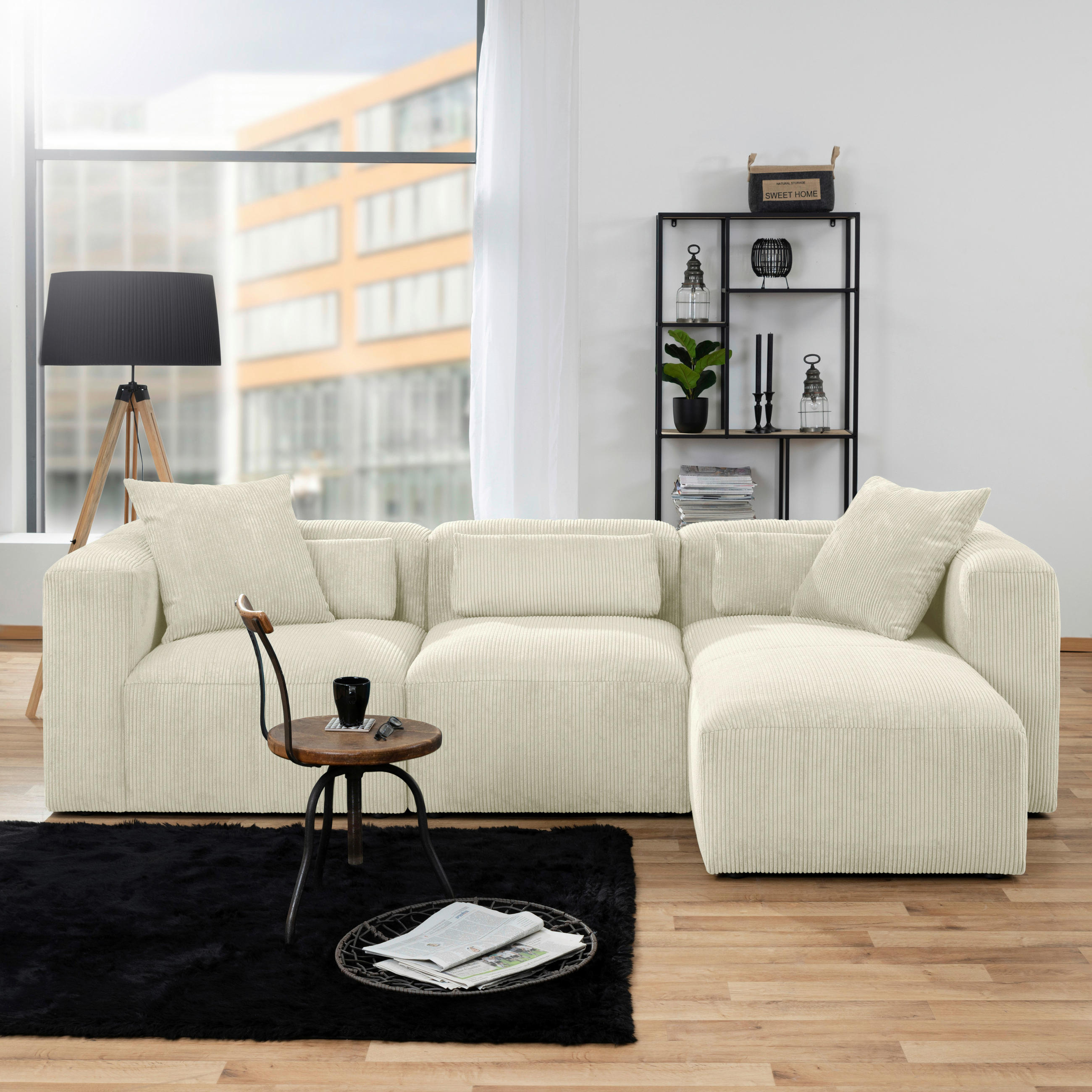 ZIERKISSEN  55/55 cm   - Creme, Design, Textil (55/55cm) - Max Winzer