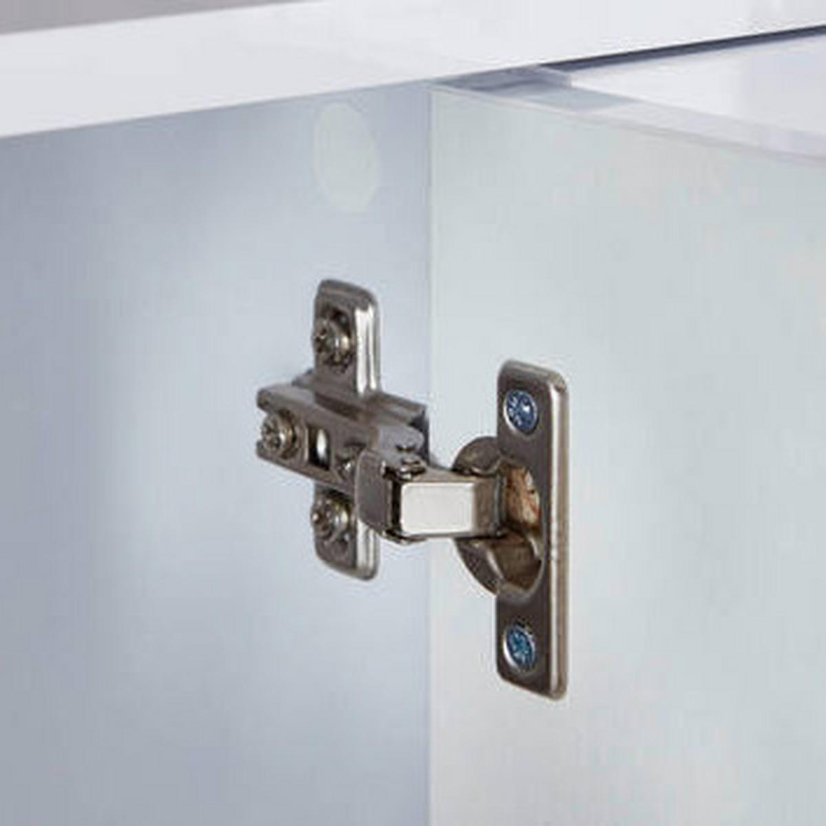 SIDEBOARD Mailand Set 10 + MF  in 184,5/86/33 cm  - Weiß Hochglanz/Anthrazit, MODERN, Holzwerkstoff/Metall (184,5/86/33cm) - MID.YOU