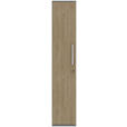 AKTENSCHRANK Grau, Eichefarben  - Eichefarben/Grau, KONVENTIONELL, Holzwerkstoff (40/217,4/43cm) - Moderano