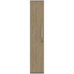 AKTENSCHRANK Grau, Eichefarben  - Eichefarben/Grau, KONVENTIONELL, Holzwerkstoff (40/217,4/43cm) - Moderano