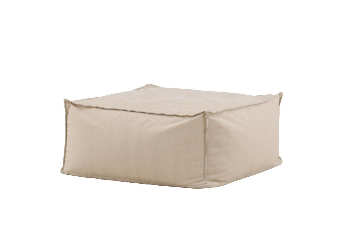 LOUNGEFÅTÖLJ  - beige, Modern, textil (85/40/85cm) - Gardena