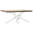 TISCHPLATTE      - Akaziefarben, Design, Holz (180/90/5cm) - Landscape