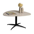 COUCHTISCH - Schwarz/Weiß, Design, Stein/Metall (40/40/35cm) - Xora