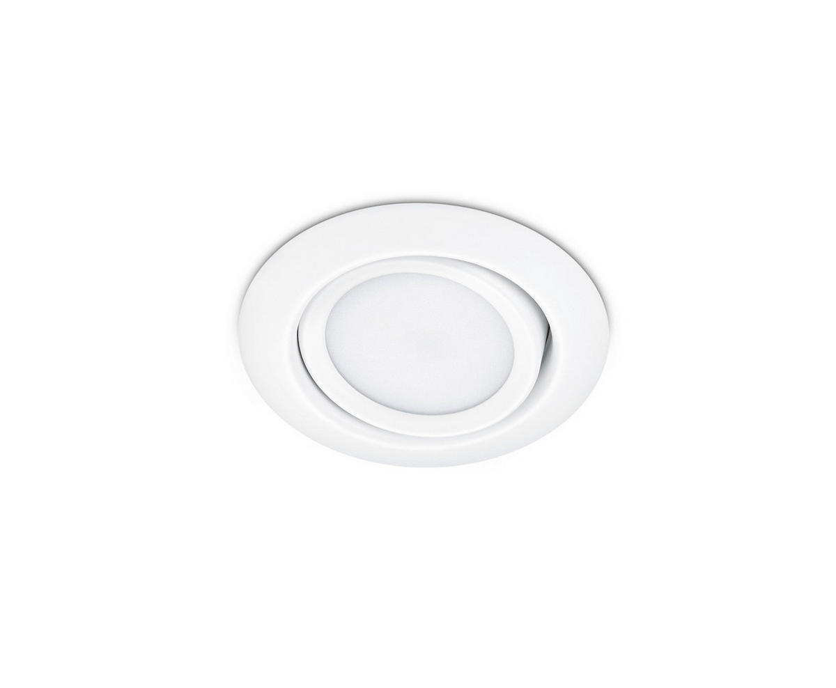 LED-EINBAUSPOT Aura 8,0/3,4 cm   - Weiß, KONVENTIONELL, Metall (8,0/3,4cm) - Trio Leuchten