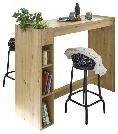 BAR Eichefarben  - Eichefarben, MODERN, Holzwerkstoff (140/110/50cm) - Carryhome