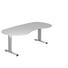 SCHREIBTISCH - Silberfarben/Grau, KONVENTIONELL, Holzwerkstoff/Metall (100/200cm) SCHREIBTISCH - Silberfarben/Grau, KONVENTIONELL, Holzwerkstoff/Metall (100/200cm)