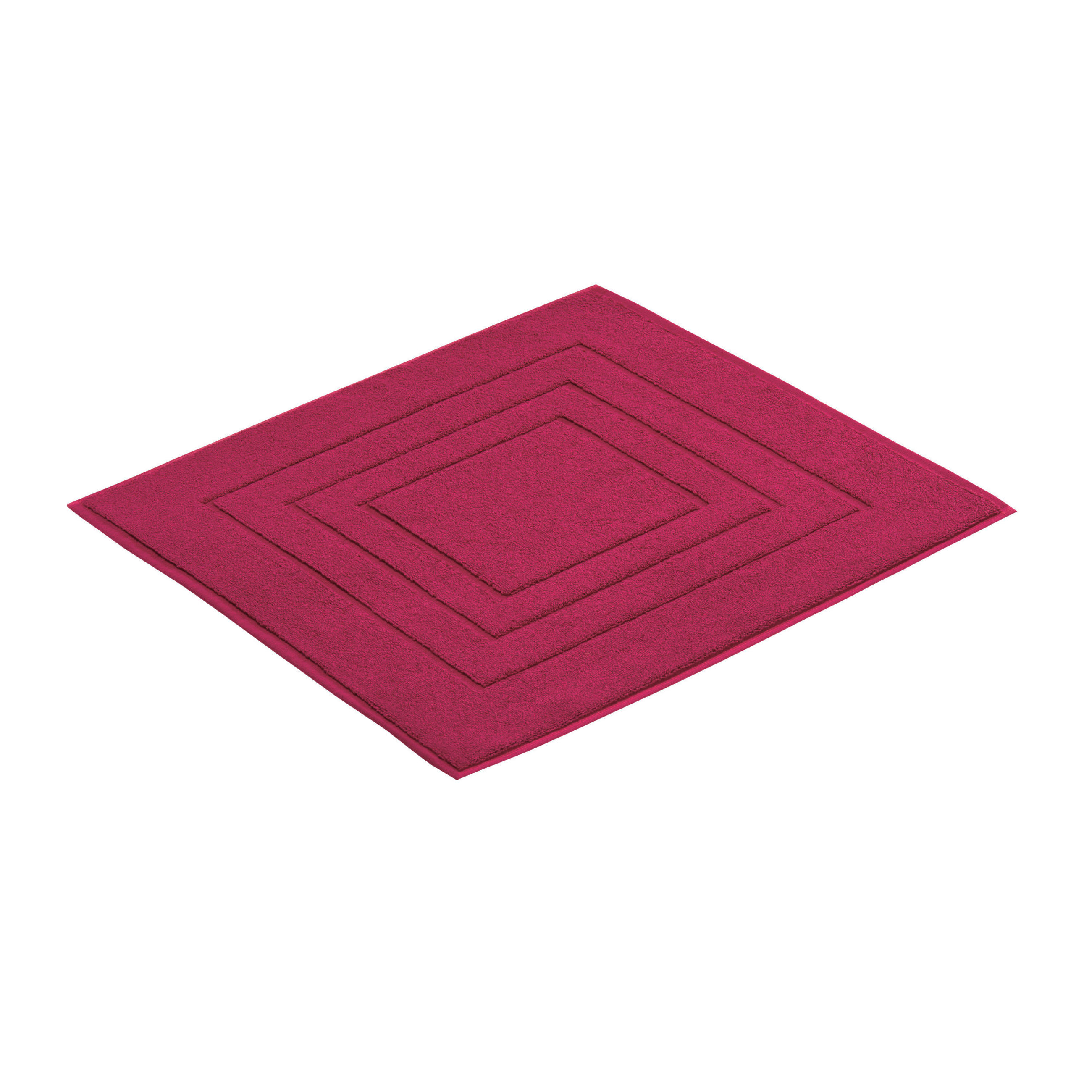 BADTEPPICH Rot 60/60 cm  - Rot, KONVENTIONELL, Textil (60/60cm) - Vossen