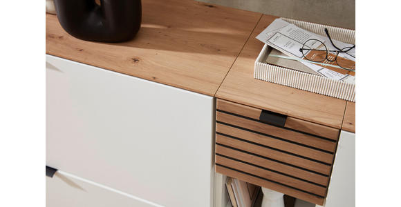 GARDEROBE 6-teilig  in 306/179/37 cm  - Weiß/Eiche Artisan, Design, Holzwerkstoff (306/179/37cm) - Voleo