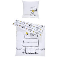 JUGENDBETTWÄSCHE Snoopy Renforcé 135/200 cm  - Gelb/Schwarz, Design, Textil (135/200cm) - Herding