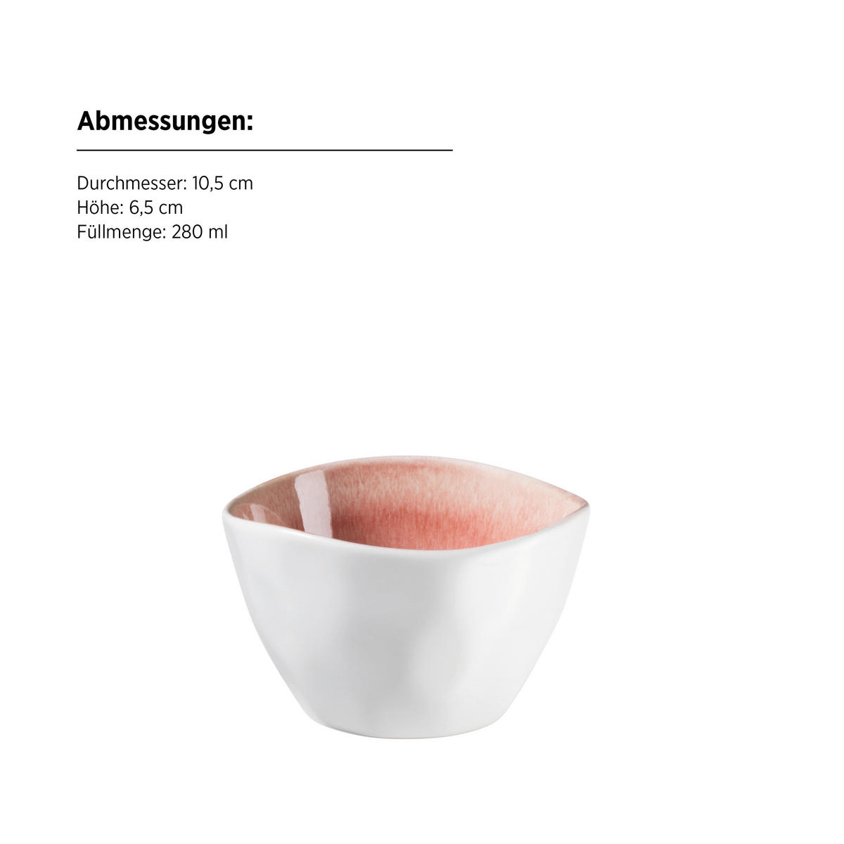 SCHÜSSELSET Frozen 9-teilig  - Beere, Trend, Keramik - Mäser