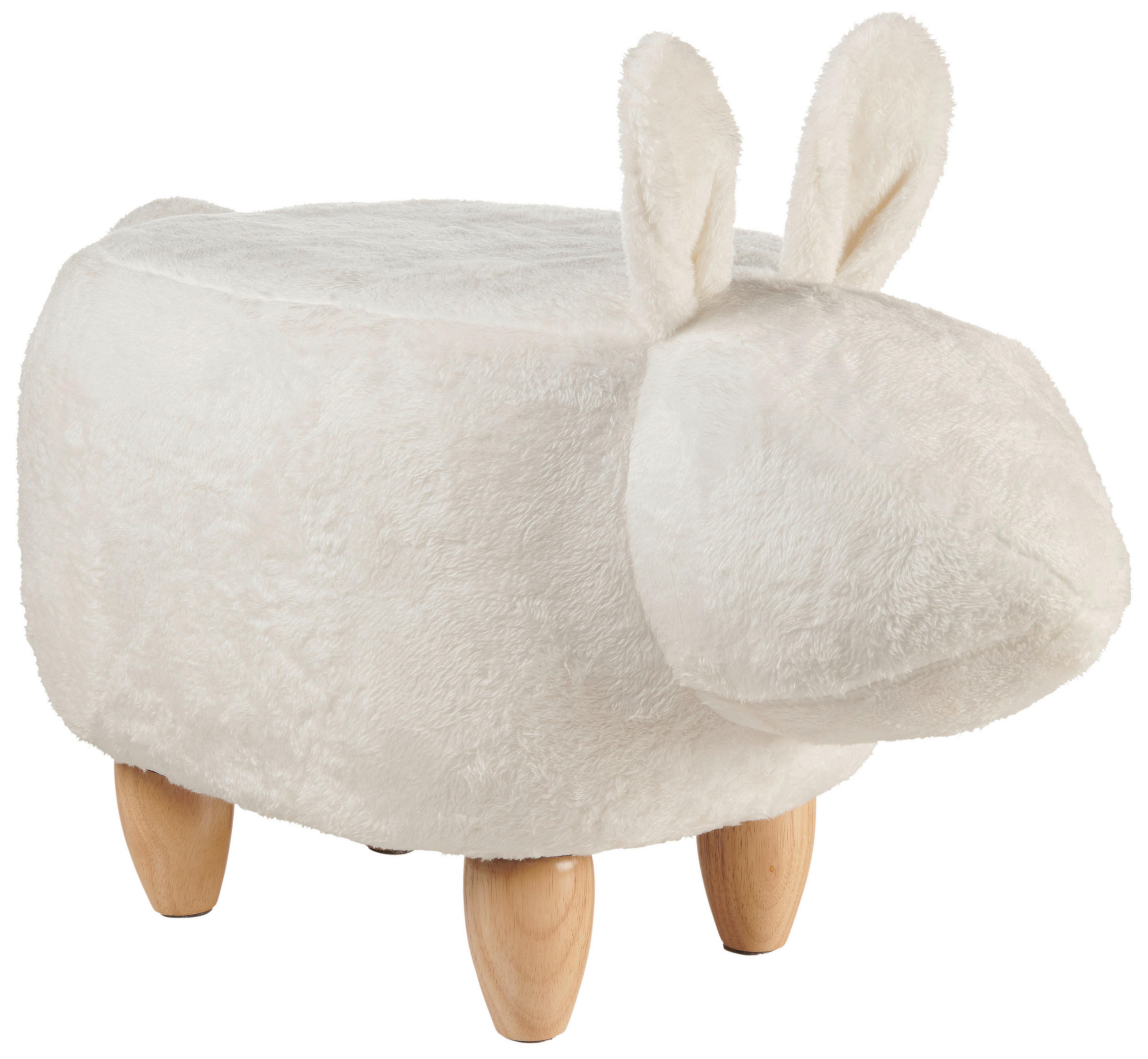 DĚTSKÁ STOLIČKA  - bílá/přírodní barvy, Trend, dřevo/textil (67/36/37cm) - Jimmylee