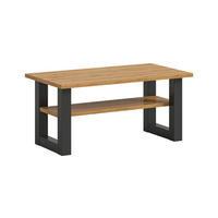 COUCHTISCH in Holzwerkstoff  - Eiche Artisan/Grau, Design, Holzwerkstoff (90/42/50cm) - Livetastic
