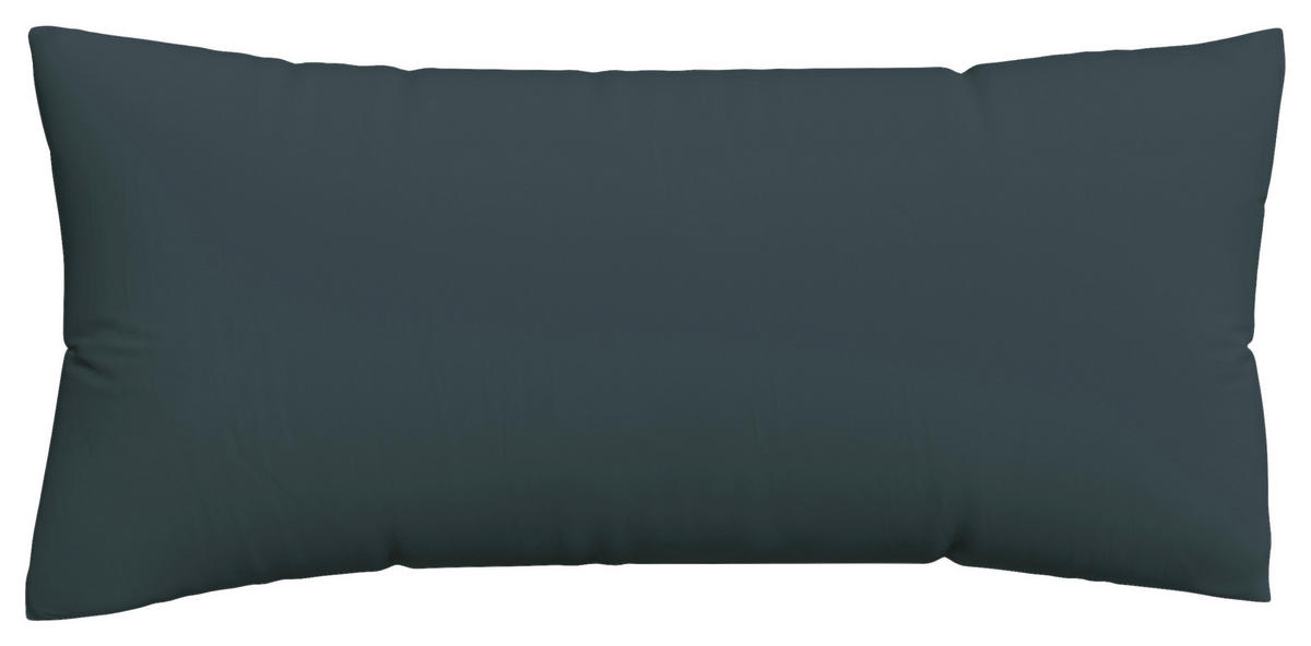 KOPFKISSENBEZUG KNITTED JERSEY 40/80 cm  - Dunkelgrau, Basics, Textil (40/80cm) - Schlafgut