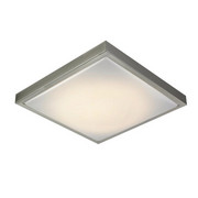LED-PANEEL - Weiß, Basics, Kunststoff/Metall (40/9/40cm) - Boxxx