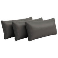 NIERENKISSEN  - Anthrazit, Konventionell, Leder (65/25cm) - Sit & More