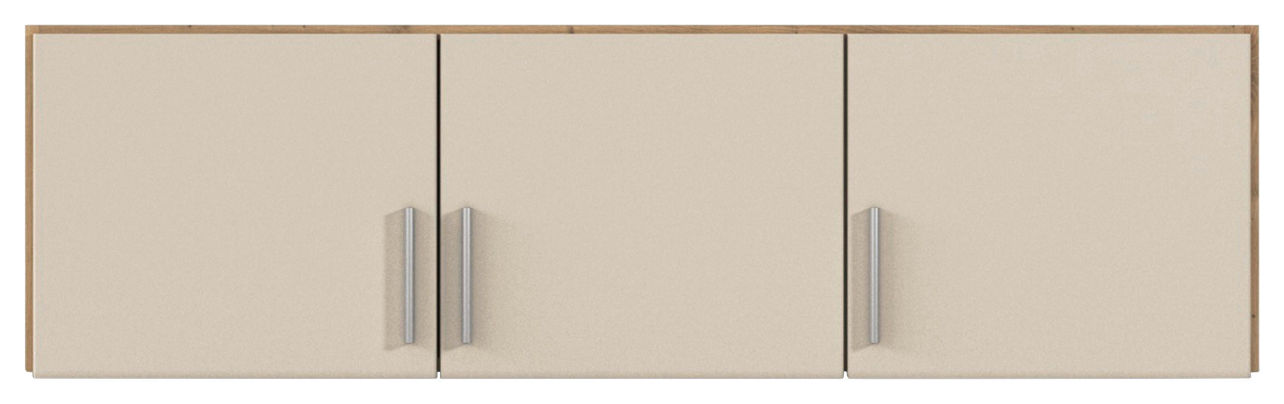 Aufsatzschrank 136cm Celle Champagne/Eiche Artisan