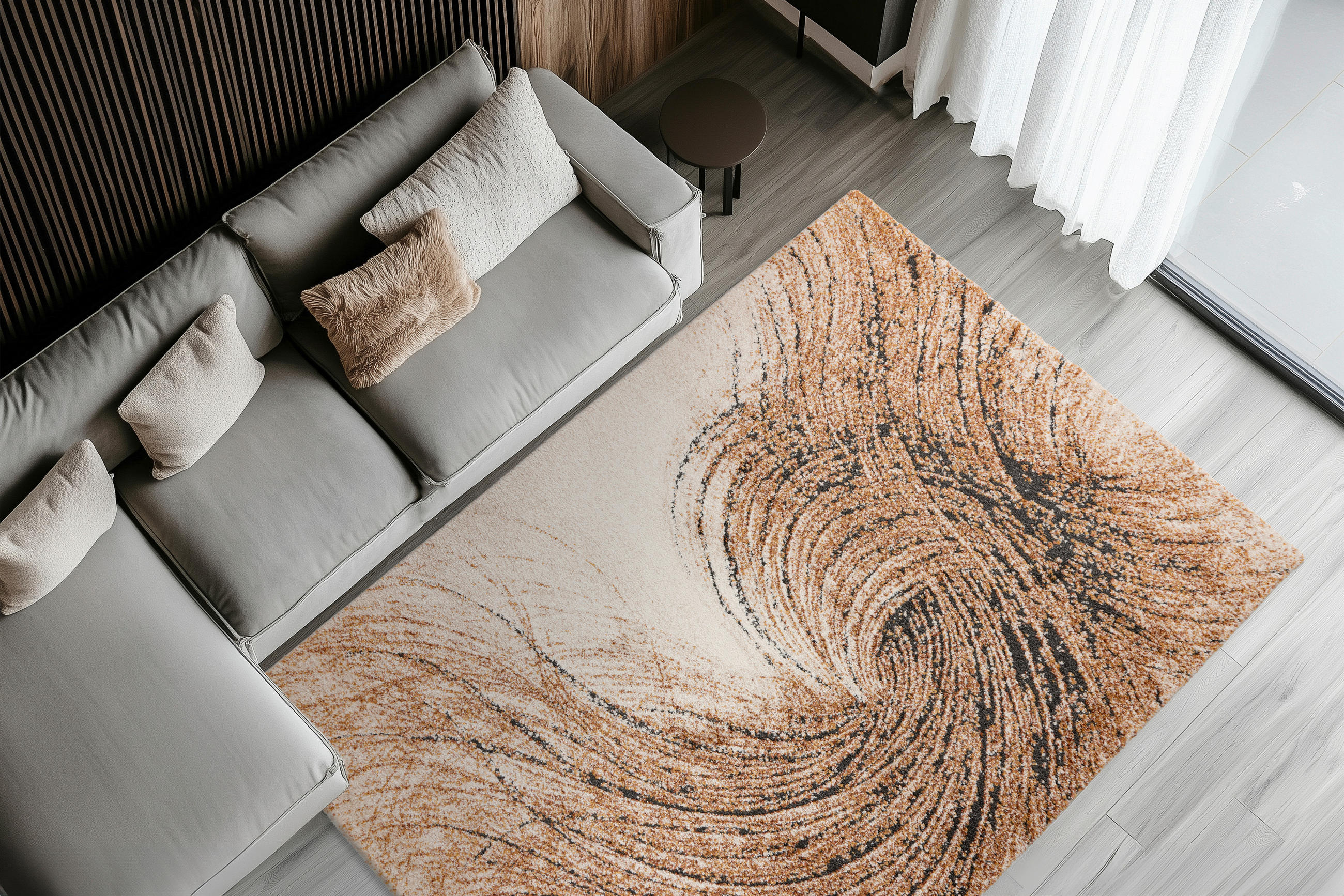 FLACHWEBETEPPICH 60/110 cm Bologna Terracotta  - Terracotta, Design, Kunststoff/Textil (60/110cm) - Obsession