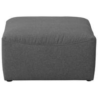 HOCKER Flachgewebe Anthrazit  - Anthrazit, Design, Kunststoff/Textil (75/45/75cm) - Max Winzer