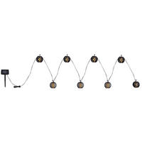 SOLARLEUCHTE 410/7/7 cm   - Schwarz/Weiß, Basics, Kunststoff (410/7/7cm) - Globo