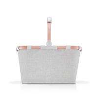 EINKAUFSKORB  - Roségold/Grau, Basics, Kunststoff/Textil (49/29/28cm) - Reisenthel