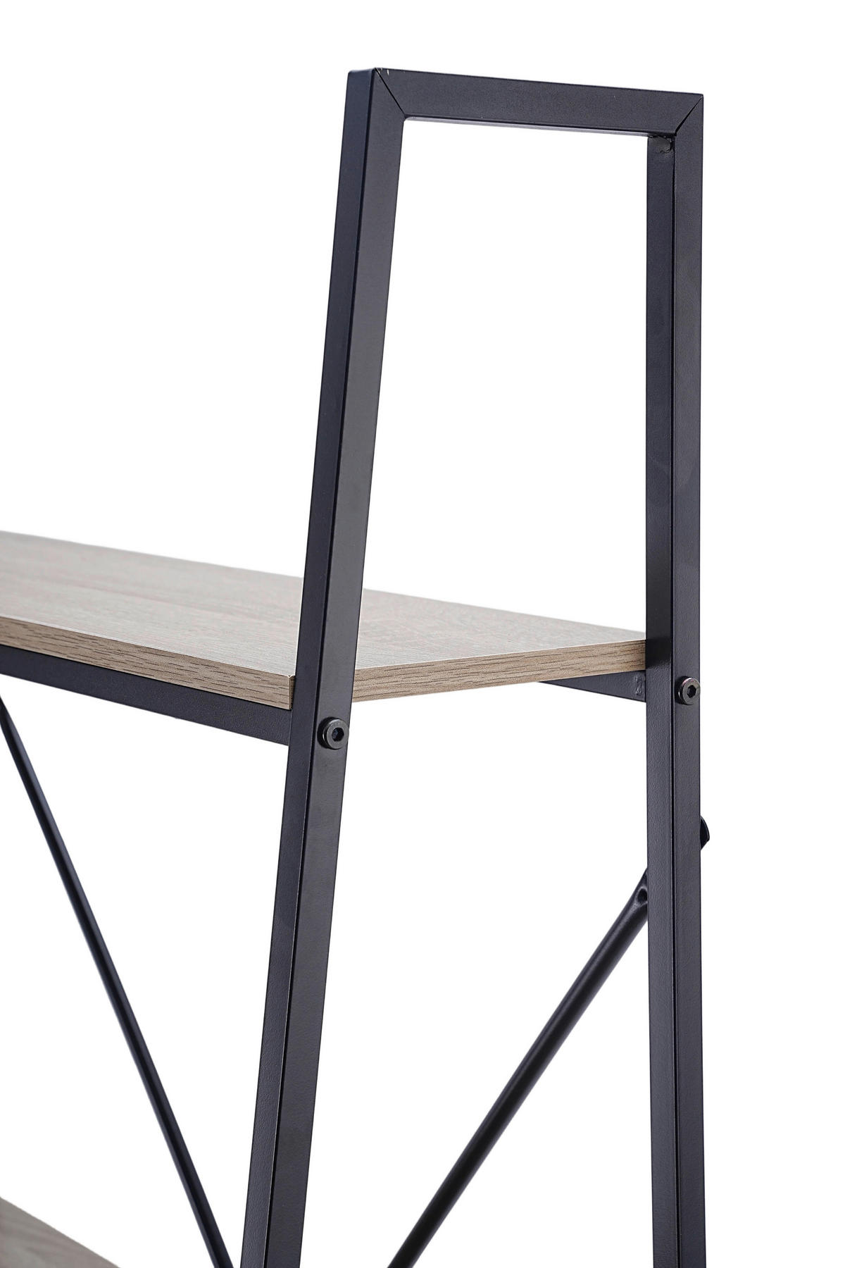 REGAL Naturfarben, Schwarz  - Schwarz/Naturfarben, Basics, Holzwerkstoff/Metall (60,5/148,5/34cm) - Xora