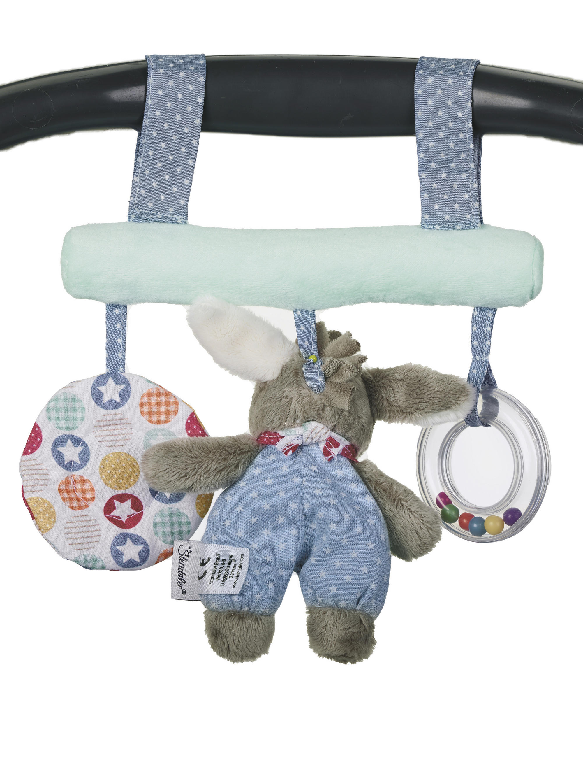 BABYSCHALENMOBILE Emmi - Blau/Multicolor, Basics, Textil (26/19/5cm) - Sterntaler