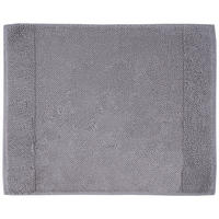 BADEMATTE Silberfarben 50/60 cm  - Silberfarben, KONVENTIONELL, Textil (50/60cm) - Bio:Vio