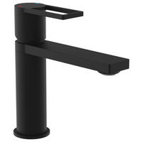 WASCHTISCHARMATUR 5/18/18 cm  - Schwarz, Basics, Metall (5/18/18cm) - Schütte