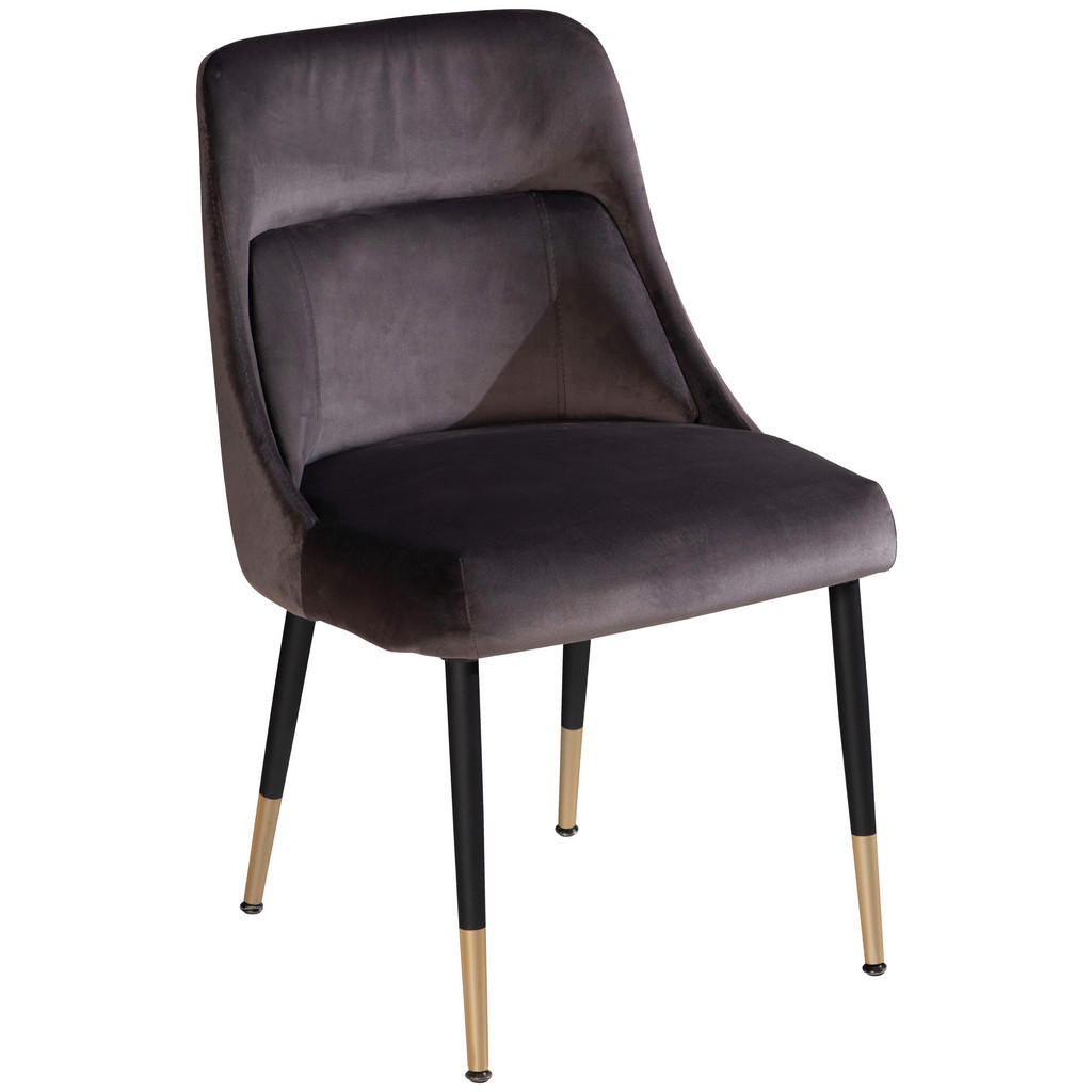 Scaun din textil, gri