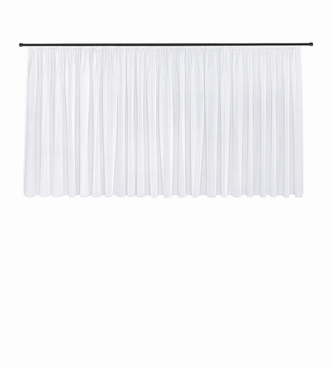 FERTIGSTORE  transparent  600/150 cm   - Weiß, Basics, Textil (600/150cm)