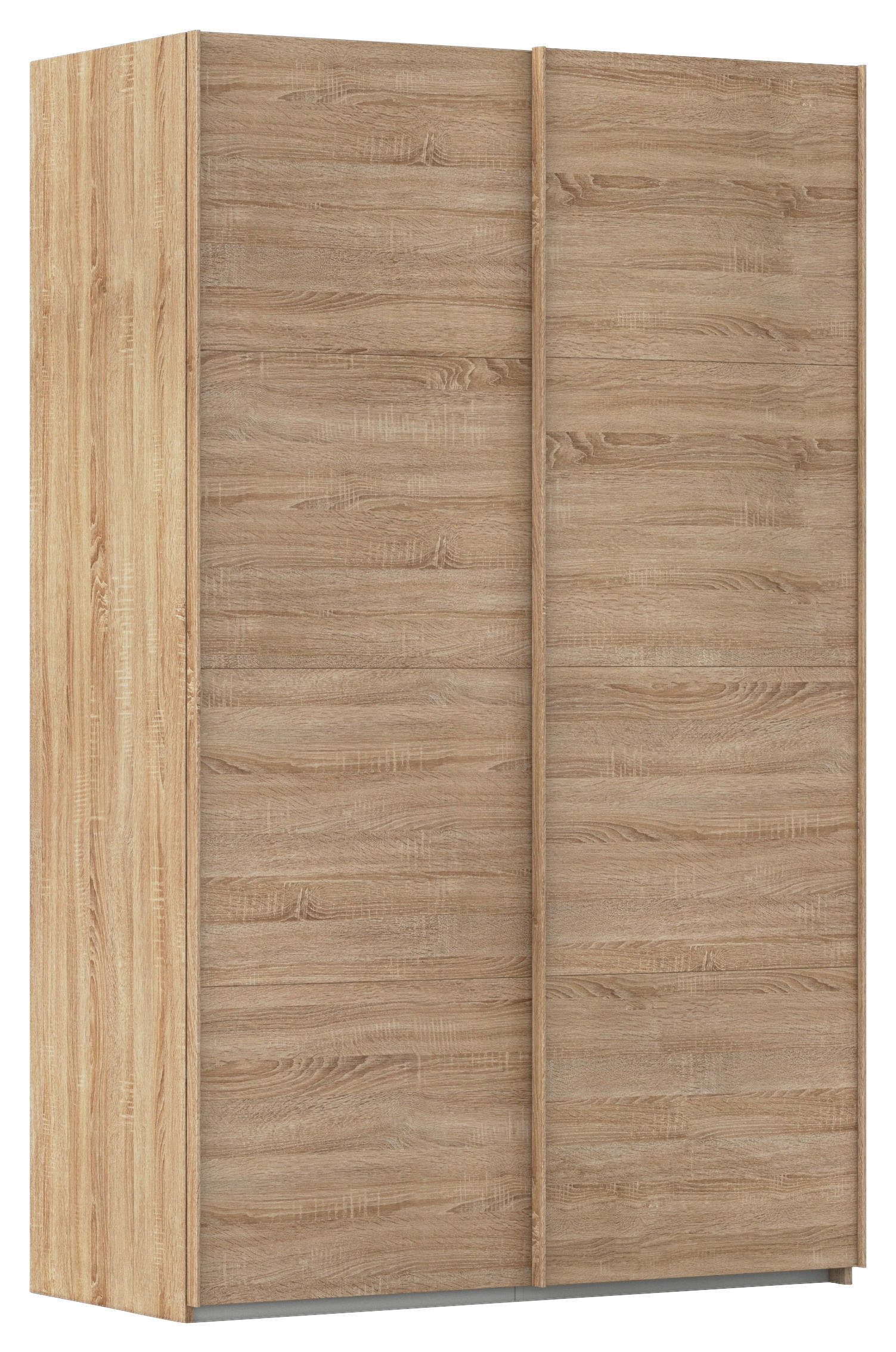 SCHWEBETÜRENSCHRANK 137/223/68 cm 2-türig Sonoma Eiche  - Sonoma Eiche, Design, Holzwerkstoff/Kunststoff (137/223/68cm) - Novel